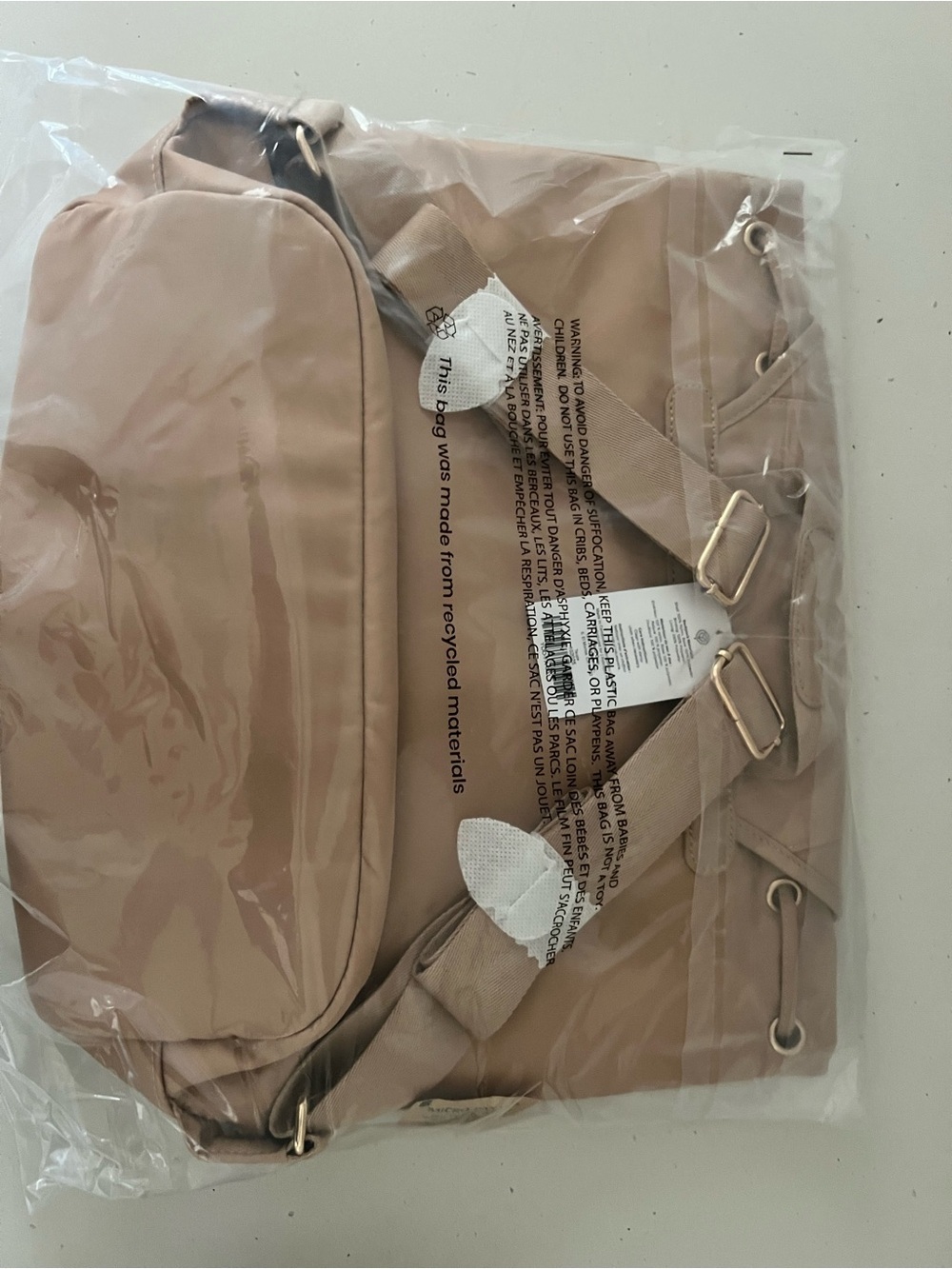 NWT Years of Ours Neutral Taupe Everyday Backpack - Women Bags - Picture 3 of 6
